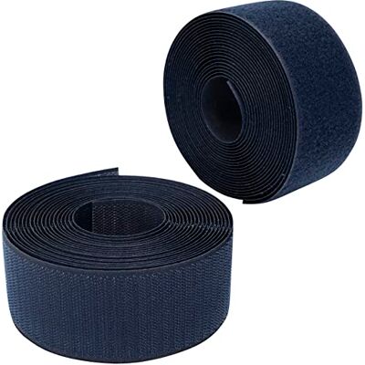 AERZETIX C66002 Bande/rouleau de scratch 50 mm 5 mètre auto-agrippant organisateur/serre câbles ruban sac vêtement attache sangle couleur: bleu foncé en polyamide et polyester - Publicité AERZETIX C66002 Bande/rouleau de scratch 50 mm 5 mètre auto-agrippant organisateur/serre câbles ruban sac vêtement attache sangle couleur: bleu foncé en polyamide et polyester - Publicité