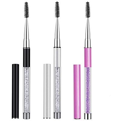 MWOOT 3Pcs Brosse à cils Eyelash Brush, Applicateur de bâton de mascara de maquillage de brosse de mascara de brosse de cil - Publicité MWOOT 3Pcs Brosse à cils Eyelash Brush, Applicateur de bâton de mascara de maquillage de brosse de mascara de brosse de cil - Publicité