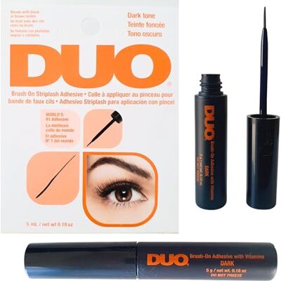 XXL Lashes Colle DUO résistante à l'eau pour cils et sourcils, sans odeur, vegan (1 duo orange) - Publicité XXL Lashes Colle DUO résistante à l'eau pour cils et sourcils, sans odeur, vegan (1 duo orange) - Publicité