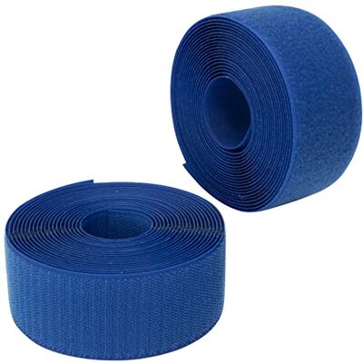 AERZETIX C66003 Bande/rouleau de scratch 50 mm 5 mètre auto-agrippant organisateur/serre câbles ruban sac vêtement attache sangle couleur: bleu royal en polyamide et polyester - Publicité AERZETIX C66003 Bande/rouleau de scratch 50 mm 5 mètre auto-agrippant organisateur/serre câbles ruban sac vêtement attache sangle couleur: bleu royal en polyamide et polyester - Publicité