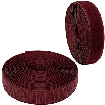 AERZETIX C65935 Bande/rouleau de scratch 25 mm 5 mètre auto-agrippant organisateur/serre câbles ruban sac vêtement attache sangle couleur: bordeaux en polyamide et polyester - Publicité AERZETIX C65935 Bande/rouleau de scratch 25 mm 5 mètre auto-agrippant organisateur/serre câbles ruban sac vêtement attache sangle couleur: bordeaux en polyamide et polyester - Publicité