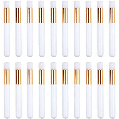 BAQI Lot de 20 brosses à cils pour shampoing et cils, pour retirer les points noirs, brosse de nettoyage du nez pour extensions de cils, outils de nettoyage du visage pour femmes et, blanc - Publicité BAQI Lot de 20 brosses à cils pour shampoing et cils, pour retirer les points noirs, brosse de nettoyage du nez pour extensions de cils, outils de nettoyage du visage pour femmes et, blanc - Publicité