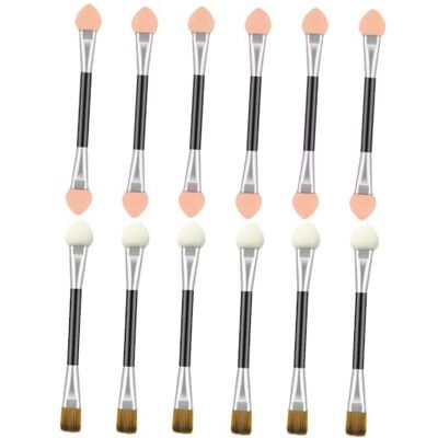 Aeuezxx Pinceaux Ombre à Paupières 12 Pinceaux Ombre à Paupières à Eponge, Double Face et Double Tête, Applicateur D'ombre à Paupières - Publicité Aeuezxx Pinceaux Ombre à Paupières 12 Pinceaux Ombre à Paupières à Eponge, Double Face et Double Tête, Applicateur D'ombre à Paupières - Publicité