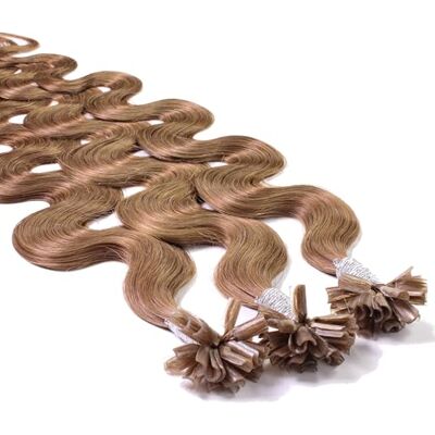 hair2heart 25 x 0.5g extensions cheveux keratine à chaud 40cm, couleur #14 Blond foncé, ondulé - Publicité hair2heart 25 x 0.5g extensions cheveux keratine à chaud 40cm, couleur #14 Blond foncé, ondulé - Publicité