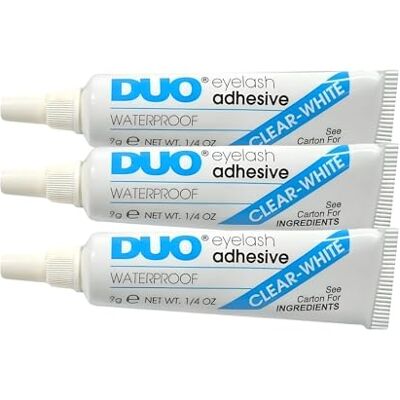 XXL Lashes Colle DUO résistante à l'eau pour faux cils et sourcils Lot de 3 (défaut mineur de fabrication sur l'emballage) Forte adhérence - Publicité XXL Lashes Colle DUO résistante à l'eau pour faux cils et sourcils Lot de 3 (défaut mineur de fabrication sur l'emballage) Forte adhérence - Publicité