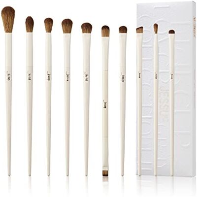 Jessup Pinceaux Maquillage Yeux Set Professionnel Vegan Pinceau Yuex Kit 10pcs Poils Synthétiques Écologiques Sourcils Cils Eyeliner Spoolie Mélange Gris Clair T330 - Publicité Jessup Pinceaux Maquillage Yeux Set Professionnel Vegan Pinceau Yuex Kit 10pcs Poils Synthétiques Écologiques Sourcils Cils Eyeliner Spoolie Mélange Gris Clair T330 - Publicité