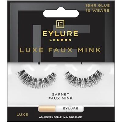Eylure Luxe Faux Cils Grenat Faux Vison - Publicité Eylure Luxe Faux Cils Grenat Faux Vison - Publicité