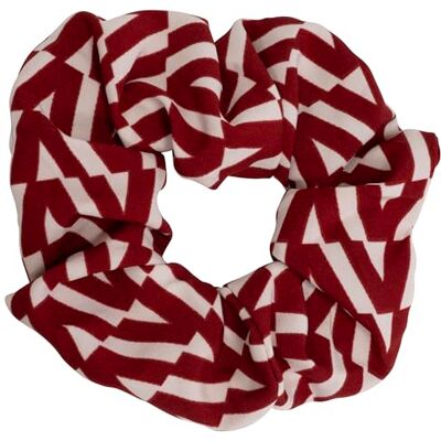 AERZETIX C71299 Chouchou élastique à cheveux 100x190 mm couleur rouge et blanc en textile scrunchie chignon soie fille femme extensible coiffure glamour mode - Publicité AERZETIX C71299 Chouchou élastique à cheveux 100x190 mm couleur rouge et blanc en textile scrunchie chignon soie fille femme extensible coiffure glamour mode - Publicité