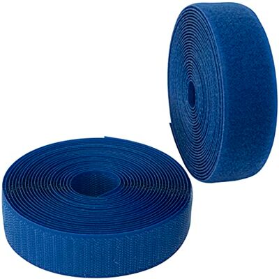 AERZETIX C65970 Bande/rouleau de scratch 30 mm 5 mètre auto-agrippant organisateur/serre câbles ruban sac vêtement attache sangle couleur: bleu royal en polyamide et polyester - Publicité AERZETIX C65970 Bande/rouleau de scratch 30 mm 5 mètre auto-agrippant organisateur/serre câbles ruban sac vêtement attache sangle couleur: bleu royal en polyamide et polyester - Publicité