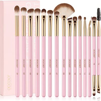 Docolor Eye Makeup Brushes 15Pcs Eyeshadow Brush Set - Publicité Docolor Eye Makeup Brushes 15Pcs Eyeshadow Brush Set - Publicité