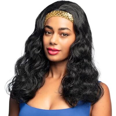 Boland 85076 Perruque Powerfrau pour adultes, coiffure en cheveux synthétiques pour une fête à thème ou pour le carnaval, accessoire pour les costumes de carnaval - Publicité Boland 85076 Perruque Powerfrau pour adultes, coiffure en cheveux synthétiques pour une fête à thème ou pour le carnaval, accessoire pour les costumes de carnaval - Publicité