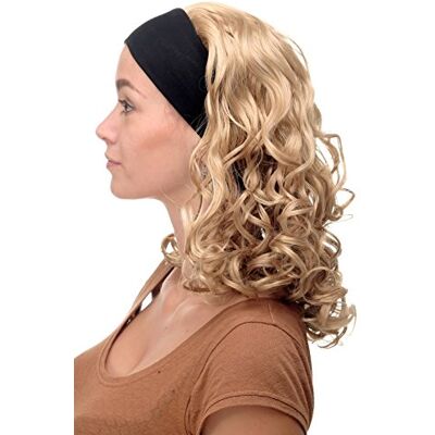 WIG ME UP Perruque dame serre-tête (maintien) volume boucles hauteur d'épaules blond doré BRO-704-24B - Publicité WIG ME UP Perruque dame serre-tête (maintien) volume boucles hauteur d'épaules blond doré BRO-704-24B - Publicité