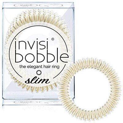 invisibobble Élastiques Spirales Doré Slim Stay Gold X3 Élastique en Spirale pour Femme et Homme Elastique Invisible Cheveux sans Traces Tenue Forte - Publicité invisibobble Élastiques Spirales Doré Slim Stay Gold X3 Élastique en Spirale pour Femme et Homme Elastique Invisible Cheveux sans Traces Tenue Forte - Publicité
