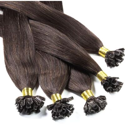 hair2heart 25 x 0.5g extensions cheveux keratine à chaud 40cm, #4 brun, lisse - Publicité hair2heart 25 x 0.5g extensions cheveux keratine à chaud 40cm, #4 brun, lisse - Publicité