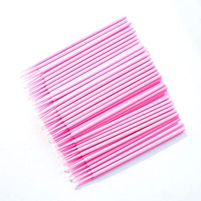 fenshine beauty Fenshine Lot de 100 micro pinceaux applicateurs jetables pour extensions de cils - Publicité fenshine beauty Fenshine Lot de 100 micro pinceaux applicateurs jetables pour extensions de cils - Publicité