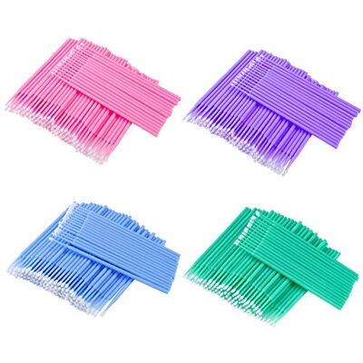 MengH-SHOP Micro Pinceaux Applicateurs Jetables Extension Cils Brosses Micro Coton-tige pour Maquillage des Cils Nettoyage 400 Pièces - Publicité MengH-SHOP Micro Pinceaux Applicateurs Jetables Extension Cils Brosses Micro Coton-tige pour Maquillage des Cils Nettoyage 400 Pièces - Publicité