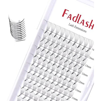 FADLASH Volume Russe C Curl 6D 0.07mm 8~14mm Extensions de Cils Naturel Longs Cils Individuels Cils Professionnels Grappes Naturelles Flare Sans Noeud (C curl 0.07mm, 6D 8-14mm) - Publicité FADLASH Volume Russe C Curl 6D 0.07mm 8~14mm Extensions de Cils Naturel Longs Cils Individuels Cils Professionnels Grappes Naturelles Flare Sans Noeud (C curl 0.07mm, 6D 8-14mm) - Publicité