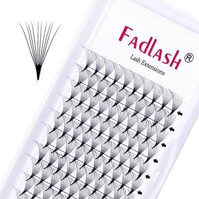 FADLASH Extension Cils Volume Russe 10D 0.07mm D Curl 13mm Individuels Cluster Eyelashes pour la Beauté - Publicité FADLASH Extension Cils Volume Russe 10D 0.07mm D Curl 13mm Individuels Cluster Eyelashes pour la Beauté - Publicité