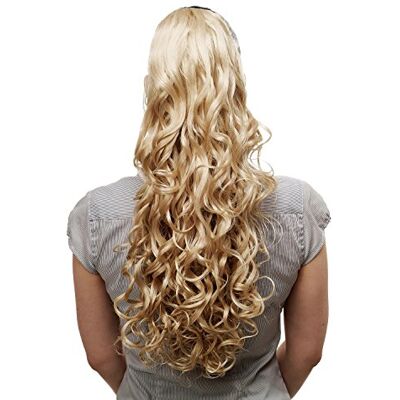 WIG ME UP N310-26 Extension volumineuse ondulée queue de cheval/natte, bouclée, très longue, env. 60 cm, blond - Publicité WIG ME UP N310-26 Extension volumineuse ondulée queue de cheval/natte, bouclée, très longue, env. 60 cm, blond - Publicité