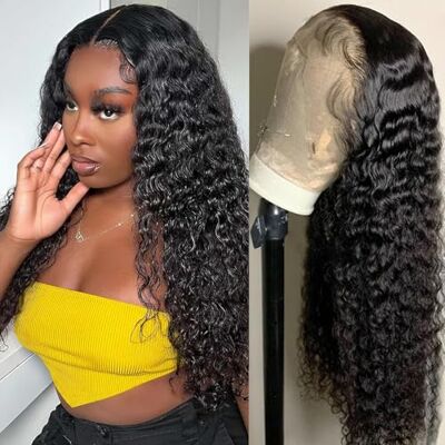 IFLY Perruque Cheveux Humain Bouclé 13×4 Lace Wig Human Hair Deep Wave 26 Pouces - Publicité IFLY Perruque Cheveux Humain Bouclé 13×4 Lace Wig Human Hair Deep Wave 26 Pouces - Publicité