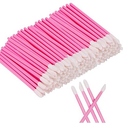 ILLUVA 200 Pièces Pinceaux Lèvre Jetables, Applicateur de Rouge à Lèvres, Brosse pour Brillant à Lèvre Jetable - Publicité ILLUVA 200 Pièces Pinceaux Lèvre Jetables, Applicateur de Rouge à Lèvres, Brosse pour Brillant à Lèvre Jetable - Publicité