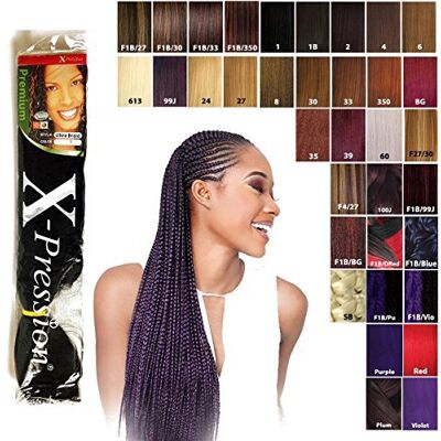 x-pression Extensions AS Ultra Braid, poids : env. 160 g. Publicité x-pression Extensions AS Ultra Braid, poids : env. 160 g. Publicité