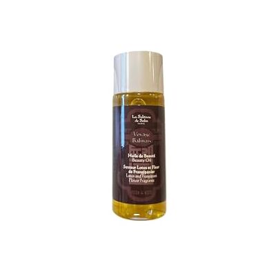 La Sultane de Saba Voyage Balinais HUILE CORPORELLE FLEUR DE FRANGIPANIER 50ml - Publicité La Sultane de Saba Voyage Balinais HUILE CORPORELLE FLEUR DE FRANGIPANIER 50ml - Publicité