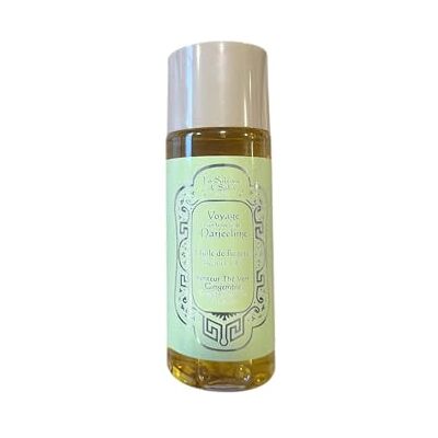 La Sultane de Saba Voyage sur la route de Darjeeling HUILE CORPORELLE THÉ VERT, GINGEMBRE 50ml - Publicité La Sultane de Saba Voyage sur la route de Darjeeling HUILE CORPORELLE THÉ VERT, GINGEMBRE 50ml - Publicité