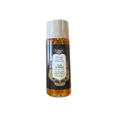 La Sultane de Saba Voyage sur la route de Malaisie HUILE CORPORELLE JASMIN ET FLEURS TROPICALES 50ml - Publicité La Sultane de Saba Voyage sur la route de Malaisie HUILE CORPORELLE JASMIN ET FLEURS TROPICALES 50ml - Publicité