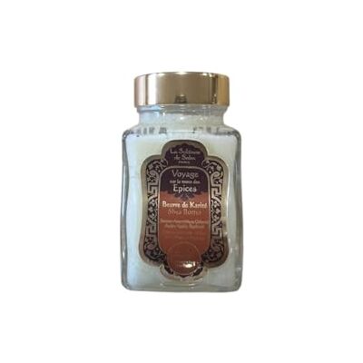 La Sultane de Saba Voyage sur la route des épices BEURRE de KARITÉ AYURVÉDIQUE AMBRE, VANILLE, PATCHOULI 100gr - Publicité La Sultane de Saba Voyage sur la route des épices BEURRE de KARITÉ AYURVÉDIQUE AMBRE, VANILLE, PATCHOULI 100gr - Publicité