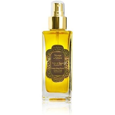 La Sultane de Saba Huile de beauté Voyage en Orient Ambre Musc Santal Edition limitée 200ml - Publicité La Sultane de Saba Huile de beauté Voyage en Orient Ambre Musc Santal Edition limitée 200ml - Publicité