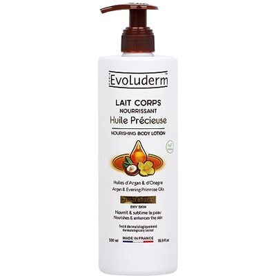 Evoluderm - Lait Corps Nourrissant - Argan Oil - Body Lotion - Publicité Evoluderm - Lait Corps Nourrissant - Argan Oil - Body Lotion - Publicité