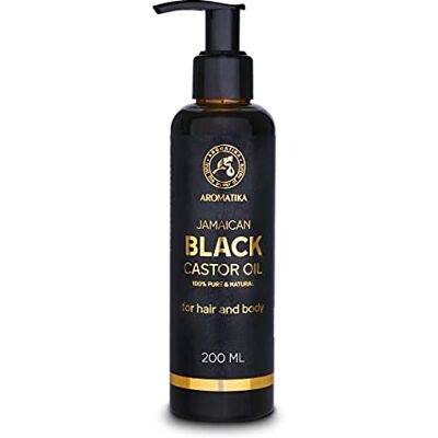 Trust Huile de Ricin Jamaïcaine 200ml Ricinus Communis Extra Foncée Pure et Naturelle Huile pour la Peau Lèvres Huile pour le Visage Soin pour Cheveux Cils Ongles Peau - Publicité Trust Huile de Ricin Jamaïcaine 200ml Ricinus Communis Extra Foncée Pure et Naturelle Huile pour la Peau Lèvres Huile pour le Visage Soin pour Cheveux Cils Ongles Peau - Publicité