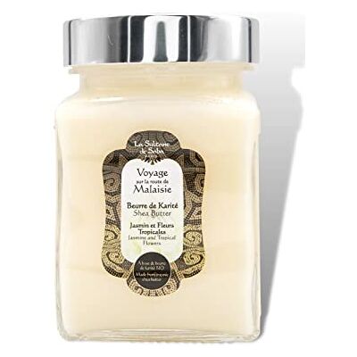 La Sultane de Saba Beurre de Karité Champaka Fleurs Tropicales 300 ml - Publicité La Sultane de Saba Beurre de Karité Champaka Fleurs Tropicales 300 ml - Publicité