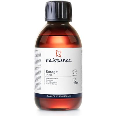Naissance Huile De Bourrache BIO (No. 226) 450ml Riche En GLA (Acide Gamma-Linolénique) pour Peau, Visage, Corps, Cheveux, Massage, Vegan - Publicité Naissance Huile De Bourrache BIO (No. 226) 450ml Riche En GLA (Acide Gamma-Linolénique) pour Peau, Visage, Corps, Cheveux, Massage, Vegan - Publicité