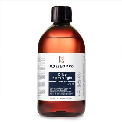 Naissance Huile Végétale d'Olive Vierge Extra Certifiée BIO (No. 223) 450ml Pure et Naturelle pour Massage, Peau, Corps, Recettes De Beauté - Publicité Naissance Huile Végétale d'Olive Vierge Extra Certifiée BIO (No. 223) 450ml Pure et Naturelle pour Massage, Peau, Corps, Recettes De Beauté - Publicité
