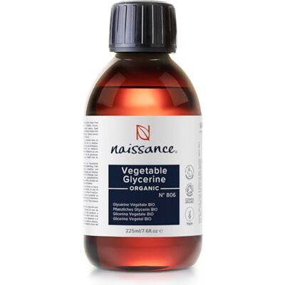 Naissance Glycérine Végétale BIO/Glycérol (No. 806) 225ml Pure et Naturelle Pharmacopée Européenne Végan, sans OGM Humectant naturel - Publicité Naissance Glycérine Végétale BIO/Glycérol (No. 806) 225ml Pure et Naturelle Pharmacopée Européenne Végan, sans OGM Humectant naturel - Publicité
