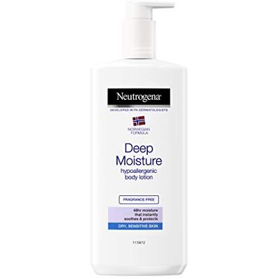 Neutrogena - Deep Moisture - 400 ml - Lait corporel - Publicité Neutrogena - Deep Moisture - 400 ml - Lait corporel - Publicité