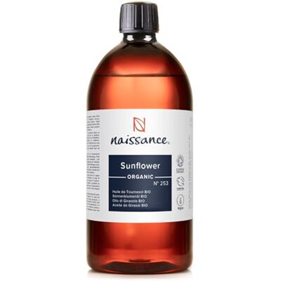Naissance Huile de Tournesol Certifiée BIO (No. 253) 900ml Pure et Naturelle, Soins Intensifs Visage, Corps, Cheveux, Peau, Barbe, Ongles, Cosmétique - Publicité Naissance Huile de Tournesol Certifiée BIO (No. 253) 900ml Pure et Naturelle, Soins Intensifs Visage, Corps, Cheveux, Peau, Barbe, Ongles, Cosmétique - Publicité