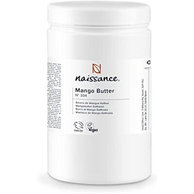 Naissance Beurre De Mangue Raffiné (No. 304) 1kg Pure, Naturelle, Vegan Hydratant Et Nourrissant Idéal Pour Soins De La Peau, Cheveux, Massages & Recettes De Beauté - Publicité Naissance Beurre De Mangue Raffiné (No. 304) 1kg Pure, Naturelle, Vegan Hydratant Et Nourrissant Idéal Pour Soins De La Peau, Cheveux, Massages & Recettes De Beauté - Publicité