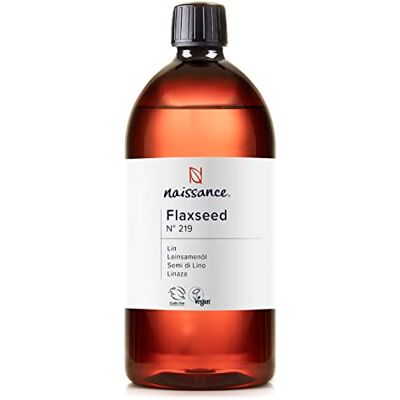 Naissance Huile Végétale De Lin Vierge (No. 219) 900ml Naturelle, Nourrissant pour Aromathérapie, Peau, Cheveux, Massages Et Recettes De Beauté - Publicité Naissance Huile Végétale De Lin Vierge (No. 219) 900ml Naturelle, Nourrissant pour Aromathérapie, Peau, Cheveux, Massages Et Recettes De Beauté - Publicité