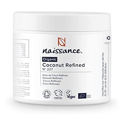 Naissance Huile de Coco Raffinée Certifiée BIO (No. 227) 250g Pure, Naturelle, Solide pour Cheveux, Corps, Visage, Massage, Cosmétique, Peau - Publicité Naissance Huile de Coco Raffinée Certifiée BIO (No. 227) 250g Pure, Naturelle, Solide pour Cheveux, Corps, Visage, Massage, Cosmétique, Peau - Publicité