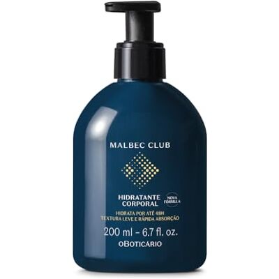 O Boticário Malbec Club Hydratant corporel homme 200 ml - Publicité O Boticário Malbec Club Hydratant corporel homme 200 ml - Publicité