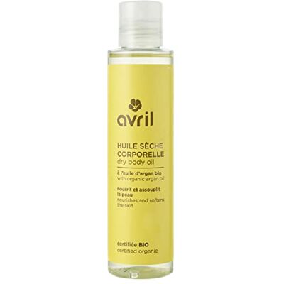 Avril Huile Sèche Corporelle Bio A l'Huile d'Argan Bio Nourrit & Assouplit la Peau 100% d'Origine Naturelle Certifié Bio Ecocert Produit Vegan, Fabriqué en France 100ml - Publicité Avril Huile Sèche Corporelle Bio A l'Huile d'Argan Bio Nourrit & Assouplit la Peau 100% d'Origine Naturelle Certifié Bio Ecocert Produit Vegan, Fabriqué en France 100ml - Publicité