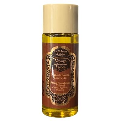 La Sultane de Saba Huile corporelle Ayurvédique Ambre, Vanille, Patchouli 50ml - Publicité La Sultane de Saba Huile corporelle Ayurvédique Ambre, Vanille, Patchouli 50ml - Publicité