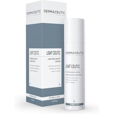 Dermaceutic Light Ceutic - Crème de Nuit - Éclaircissement de la Peau - Publicité Dermaceutic Light Ceutic - Crème de Nuit - Éclaircissement de la Peau - Publicité