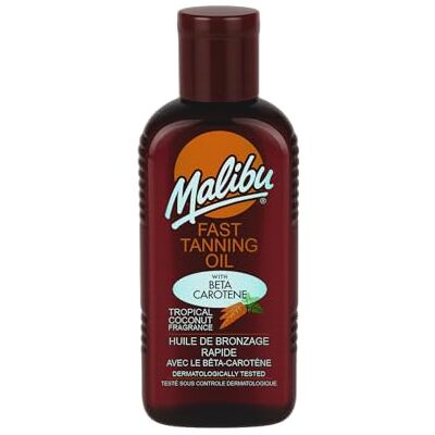 Malibu - Huile de Bronzage Rapide - 200ml - Publicité Malibu - Huile de Bronzage Rapide - 200ml - Publicité