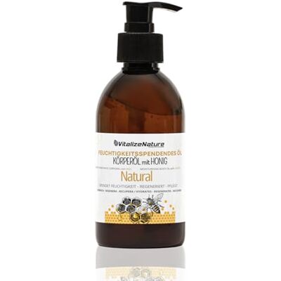 VitalizeNature - Aceite Hidratante Corporal con Miel - 250ml - Huile corporelle - Publicité VitalizeNature - Aceite Hidratante Corporal con Miel - 250ml - Huile corporelle - Publicité