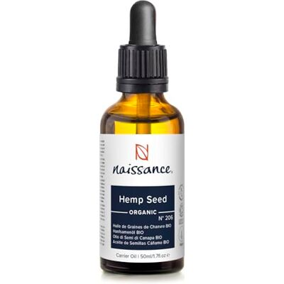 Naissance Huile de Graines de Chanvre BIO (No. 206) 50ml pour Visage, Cheveux Pure, Naturelle et Pressée à Froid - Publicité Naissance Huile de Graines de Chanvre BIO (No. 206) 50ml pour Visage, Cheveux Pure, Naturelle et Pressée à Froid - Publicité
