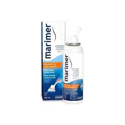 Marimer 115504 Spray Nasal Eau de Mer Hypertonique 100ml - Publicité Marimer 115504 Spray Nasal Eau de Mer Hypertonique 100ml - Publicité